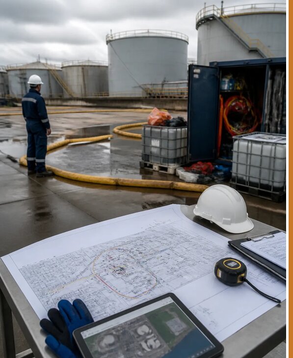 Разработка плана ликвидации разливов нефти в Сибае
